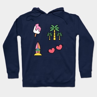 Summer tropical collection Hoodie